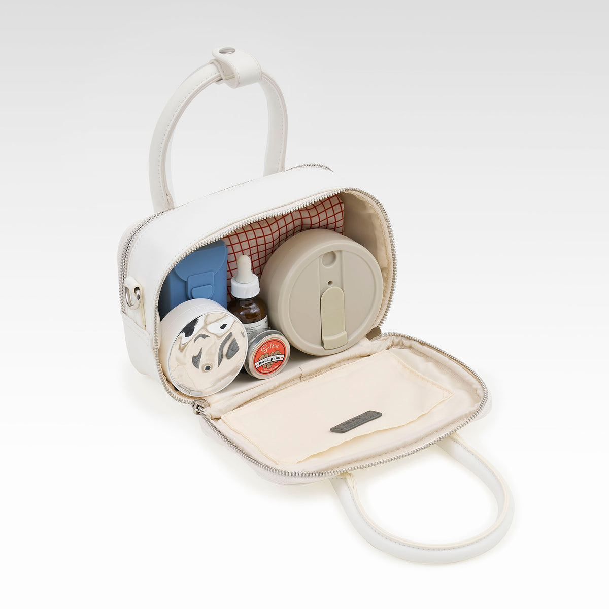 Cactus Vegan Leather Shoulder Mini Bag(2.5L)