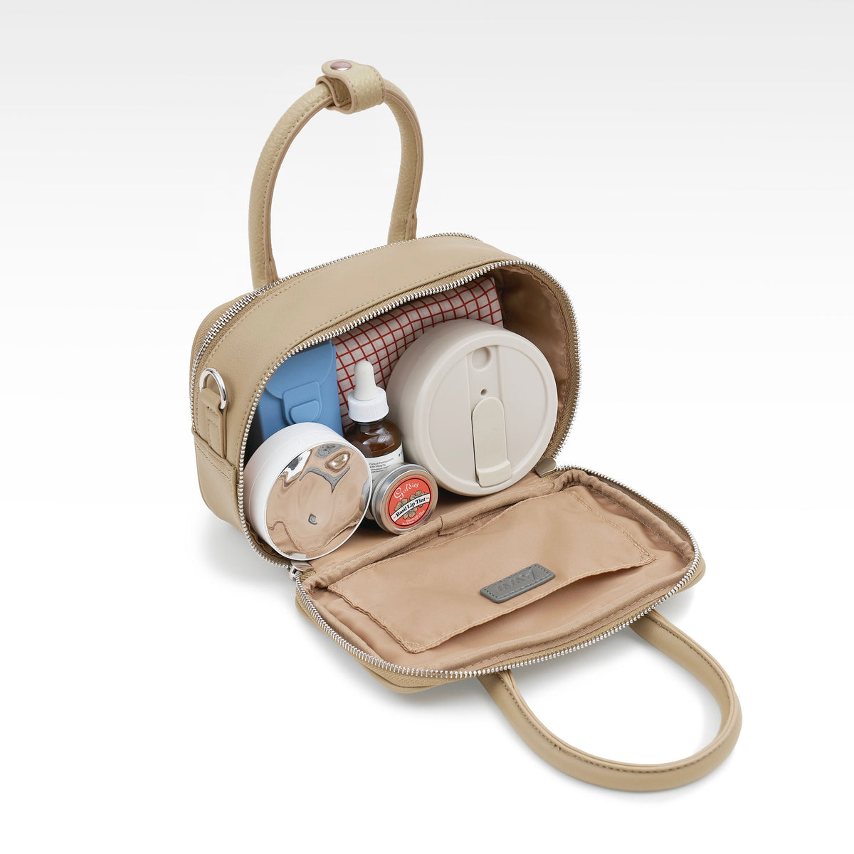 Cactus Vegan Leather Shoulder Mini Bag(2.5L)