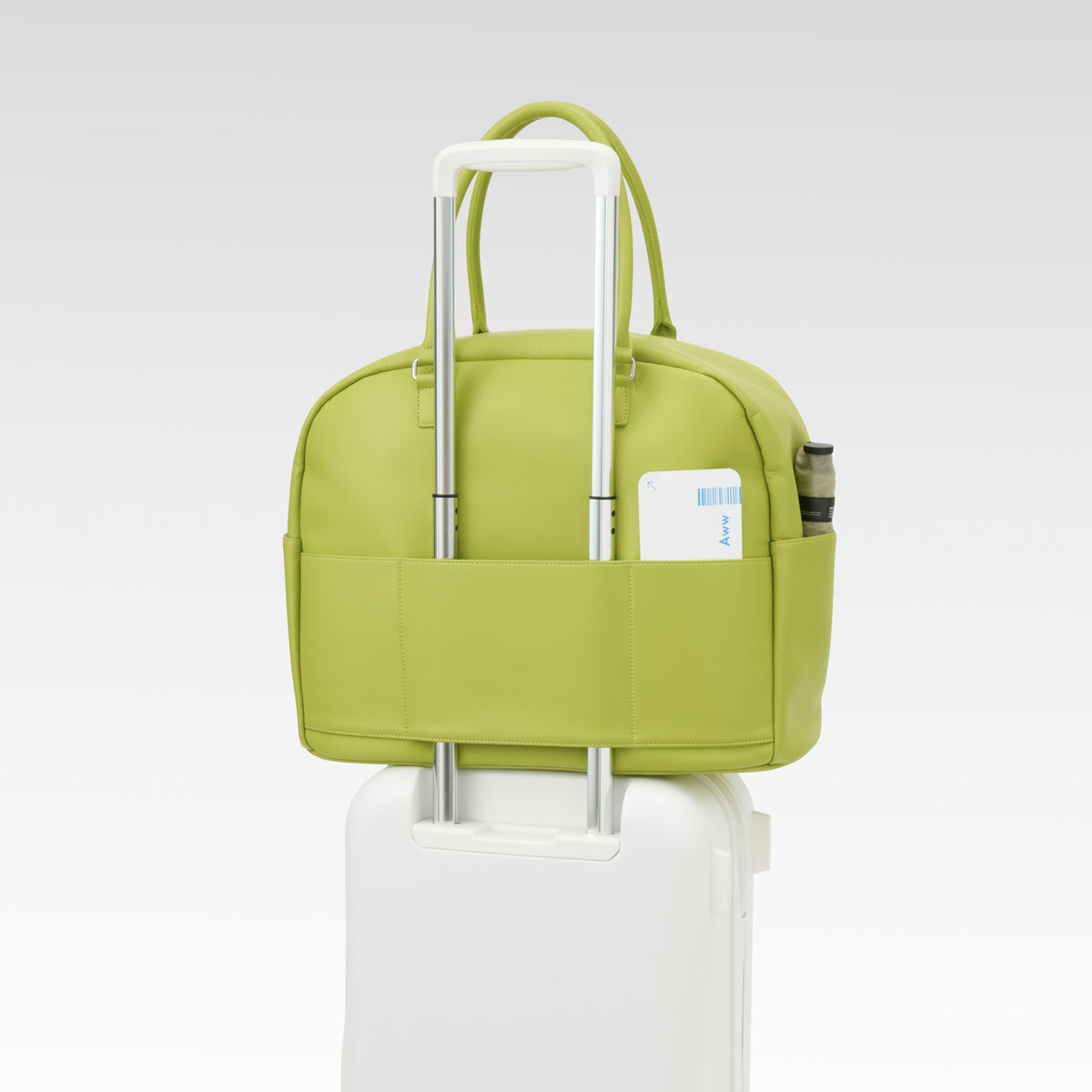 【yŪバンブーレザー】プレミアムウィークエンドボストンバッグ (30L)