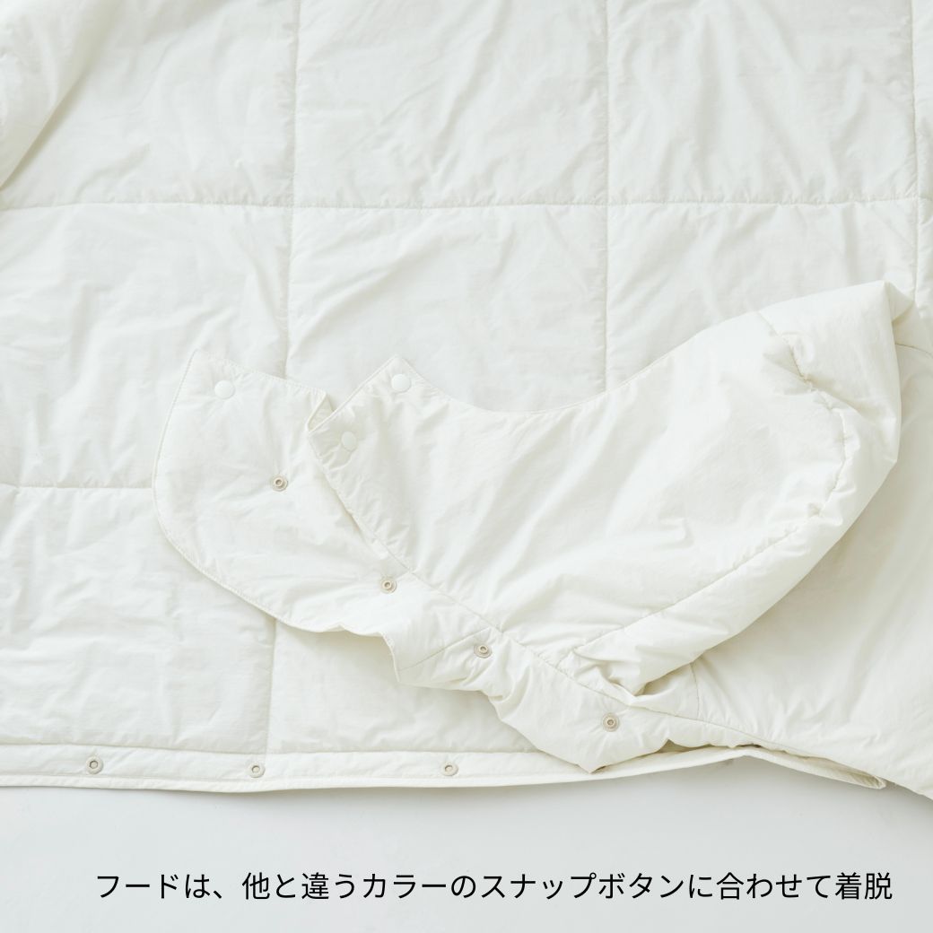 マルチウェイ撥水中綿ケープ/ネックピロー