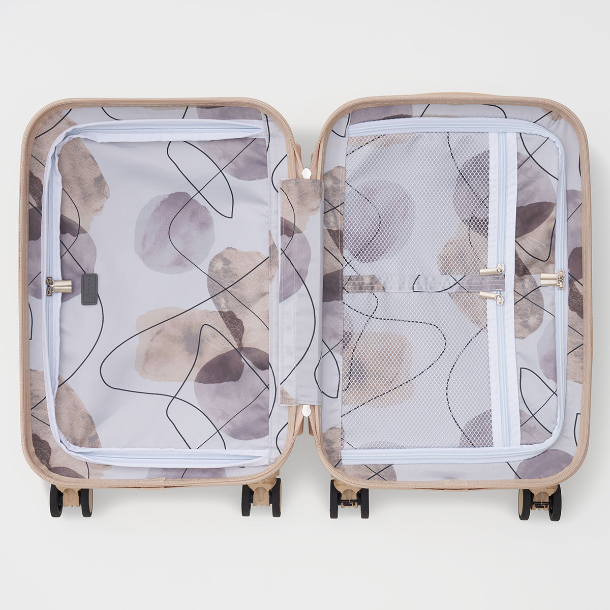 Original Front Open -TRIP- <br><font size=1>(Carry-On)(SMALL)(BEIGE)</font><br>PARISIAN BRUNCH