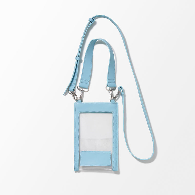3Way Apple Vegan Leather Smartphone Shoulder Bag ／ BLUE – Aww
