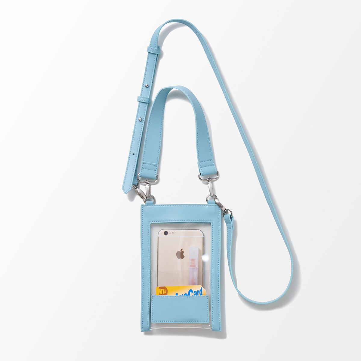 3Way Apple Vegan Leather Smartphone Shoulder Bag</font><br>BLUE