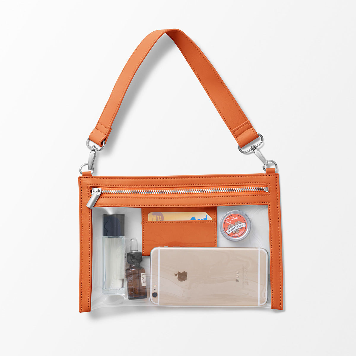 4Way Apple Vegan Leather Shoulder Pouch Bag </font><br>RED