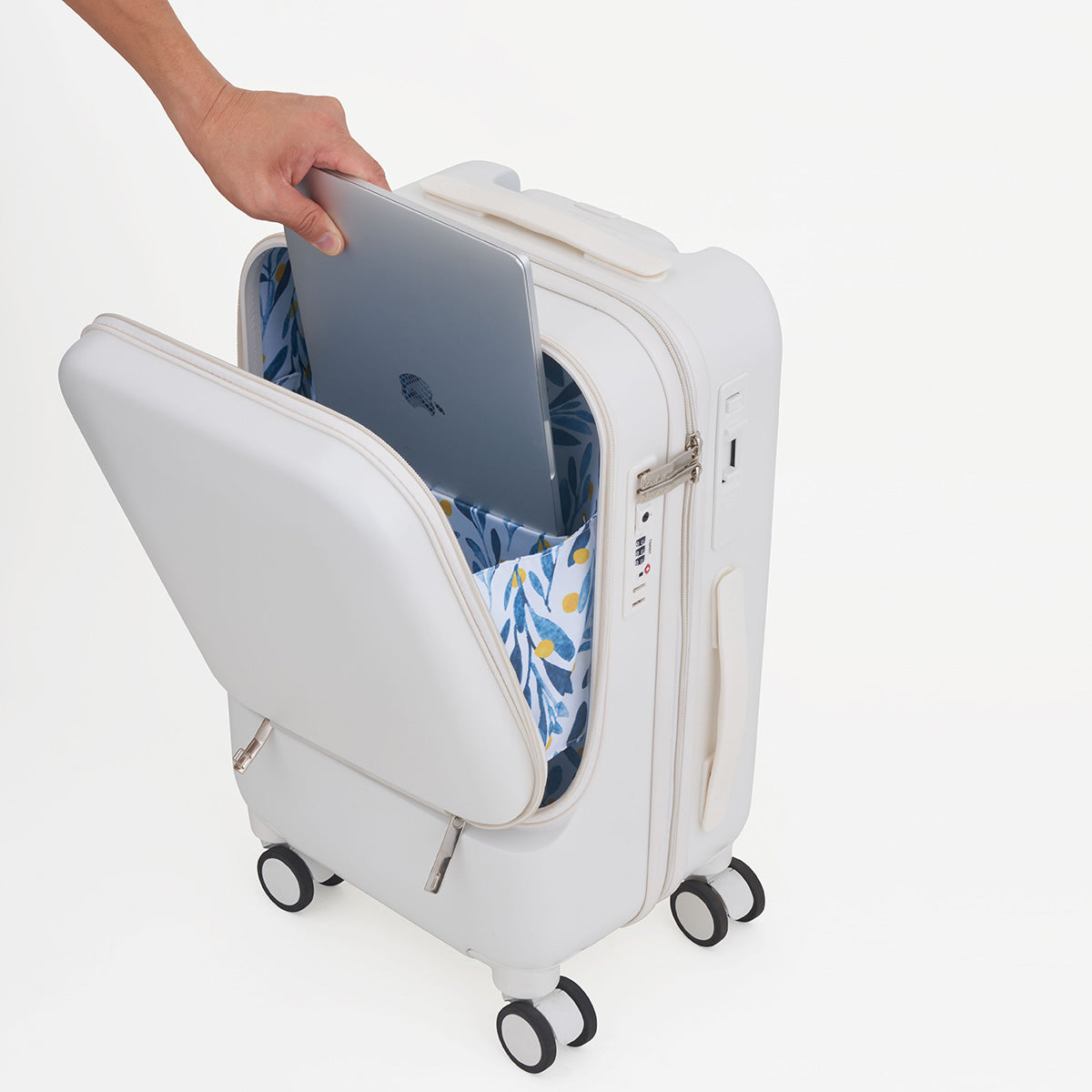 Original Front Open -TRIP- <br><font size=1>(Carry-On)(SMALL)(BEIGE)</font><br>CAPRI ISLAND