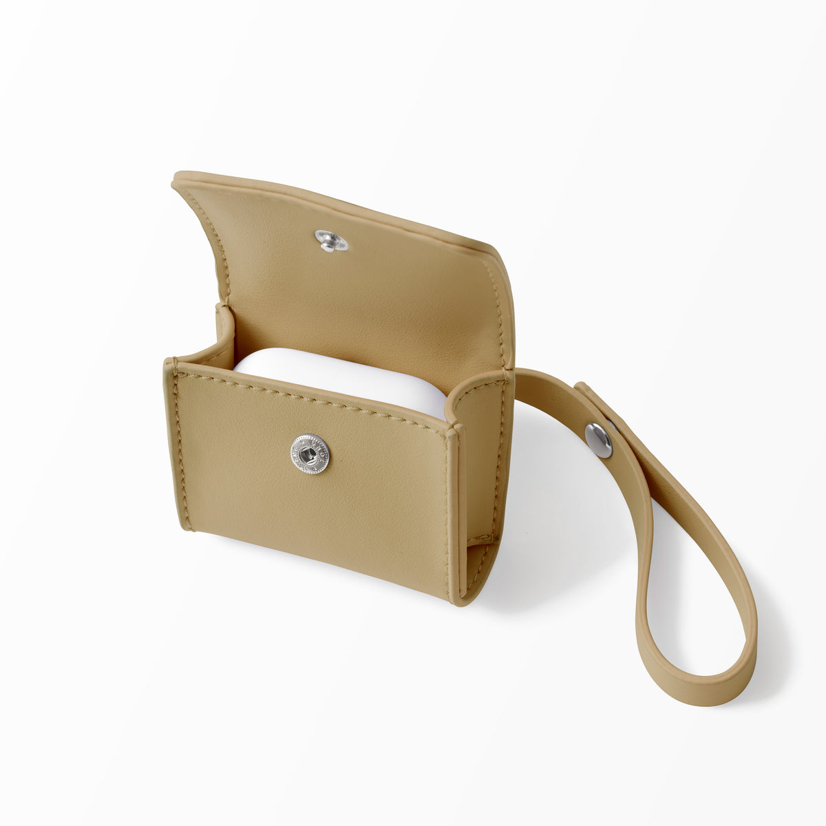 Cactus Vegan Leather airpods case</font><br>BEIGE