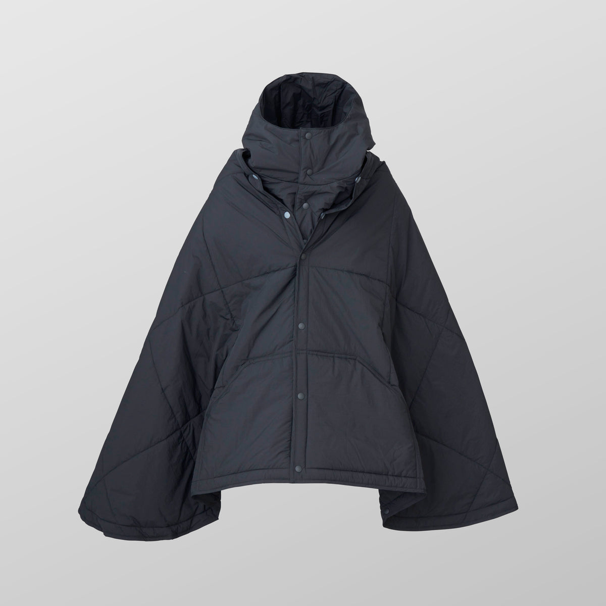 マルチウェイ撥水中綿ケープ/ネックピロー