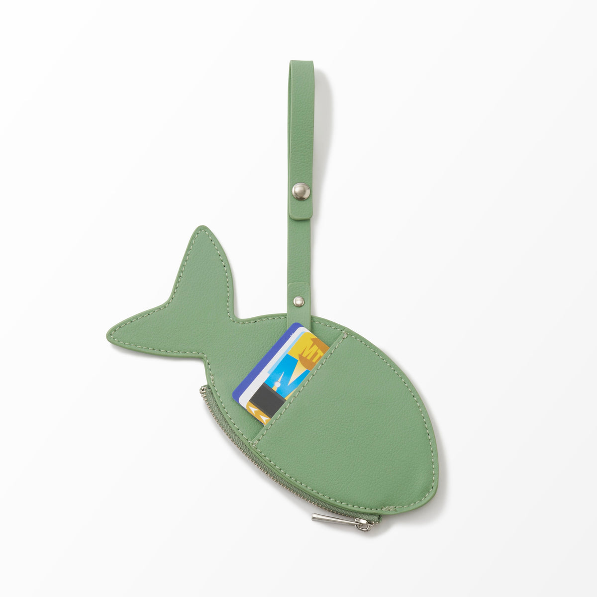 【アップルレザー】トラベルチャーム (フィッシュ)