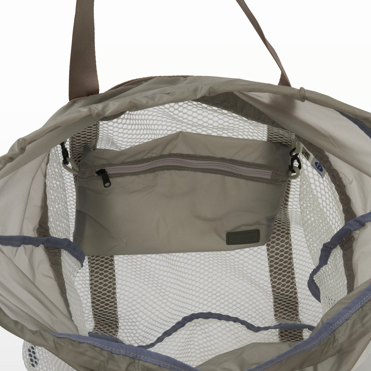 【漁網】サコッシュ付きメッシュバッグ (16.5L)