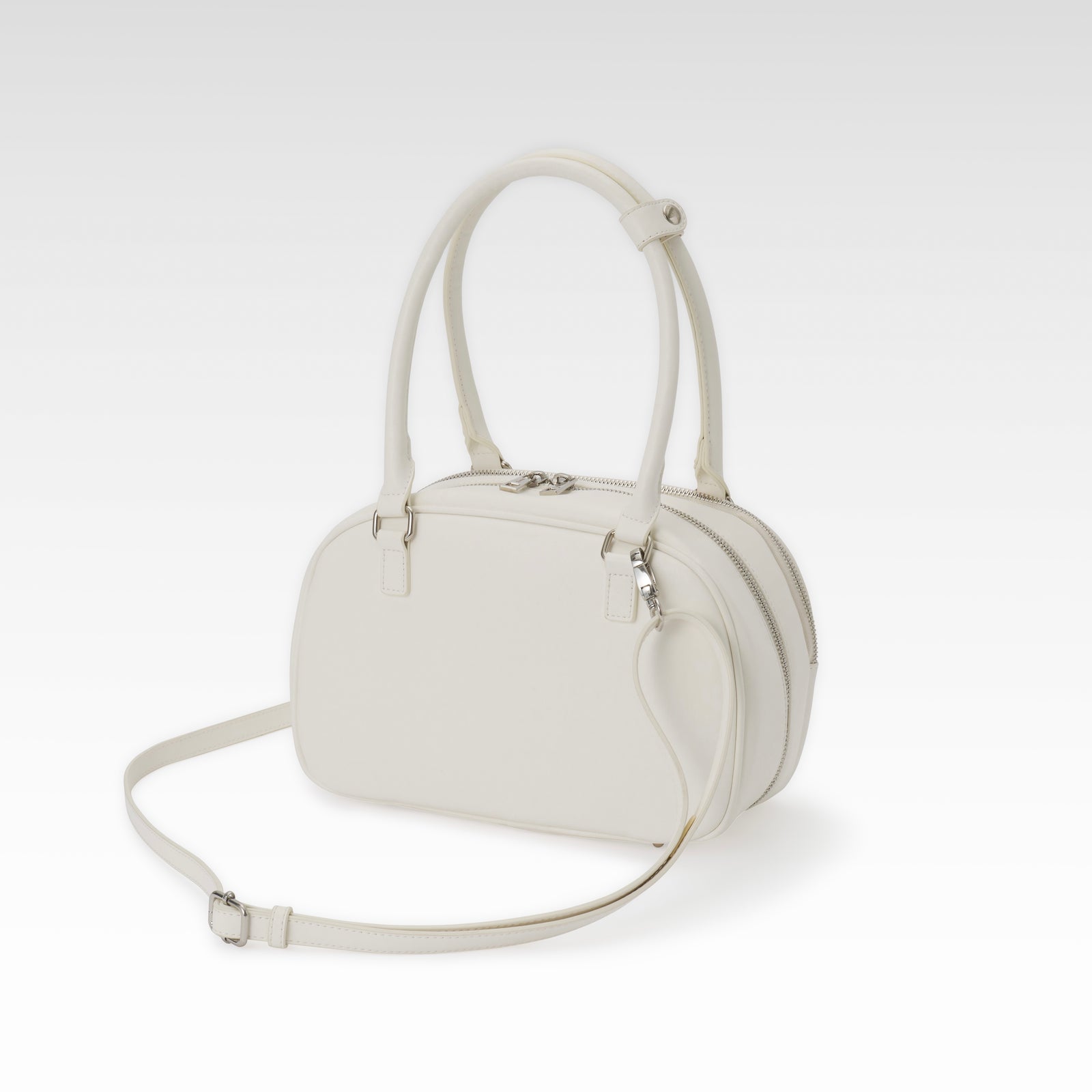 【美品】AWW サボテンヴィーガンレザーバッグ ホワイト 30L Cactus Vegan Leather Shoulder Mini Bag – Aww