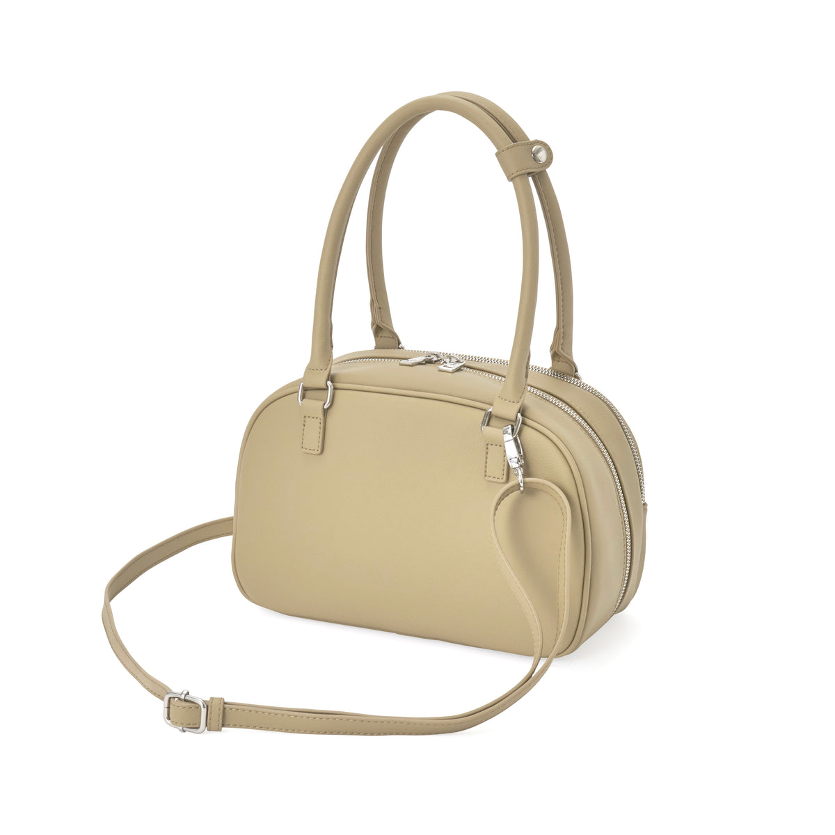 Cactus Vegan Leather Medium Shoulder Bag(5.3L)