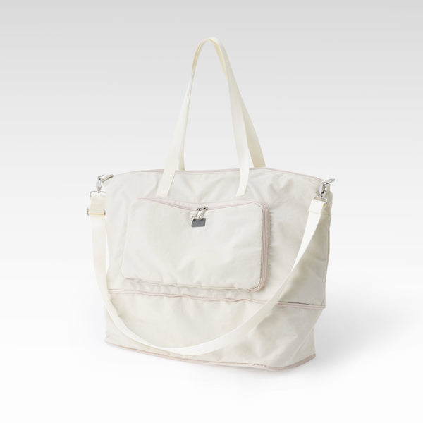 【7月16日(水)19:00~発売】再生ポリエステル圧縮パッカブルトートバッグ(36.5-53.8L)