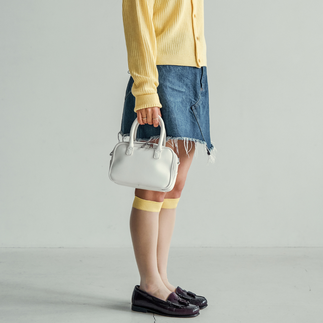 Cactus Vegan Leather Shoulder Mini Bag(2.5L)