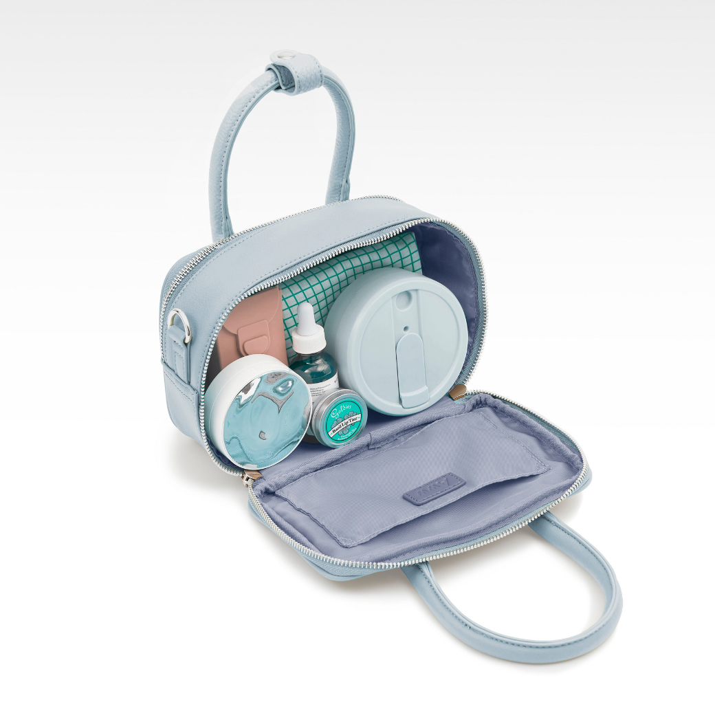 Cactus Vegan Leather Shoulder Mini Bag(2.5L)