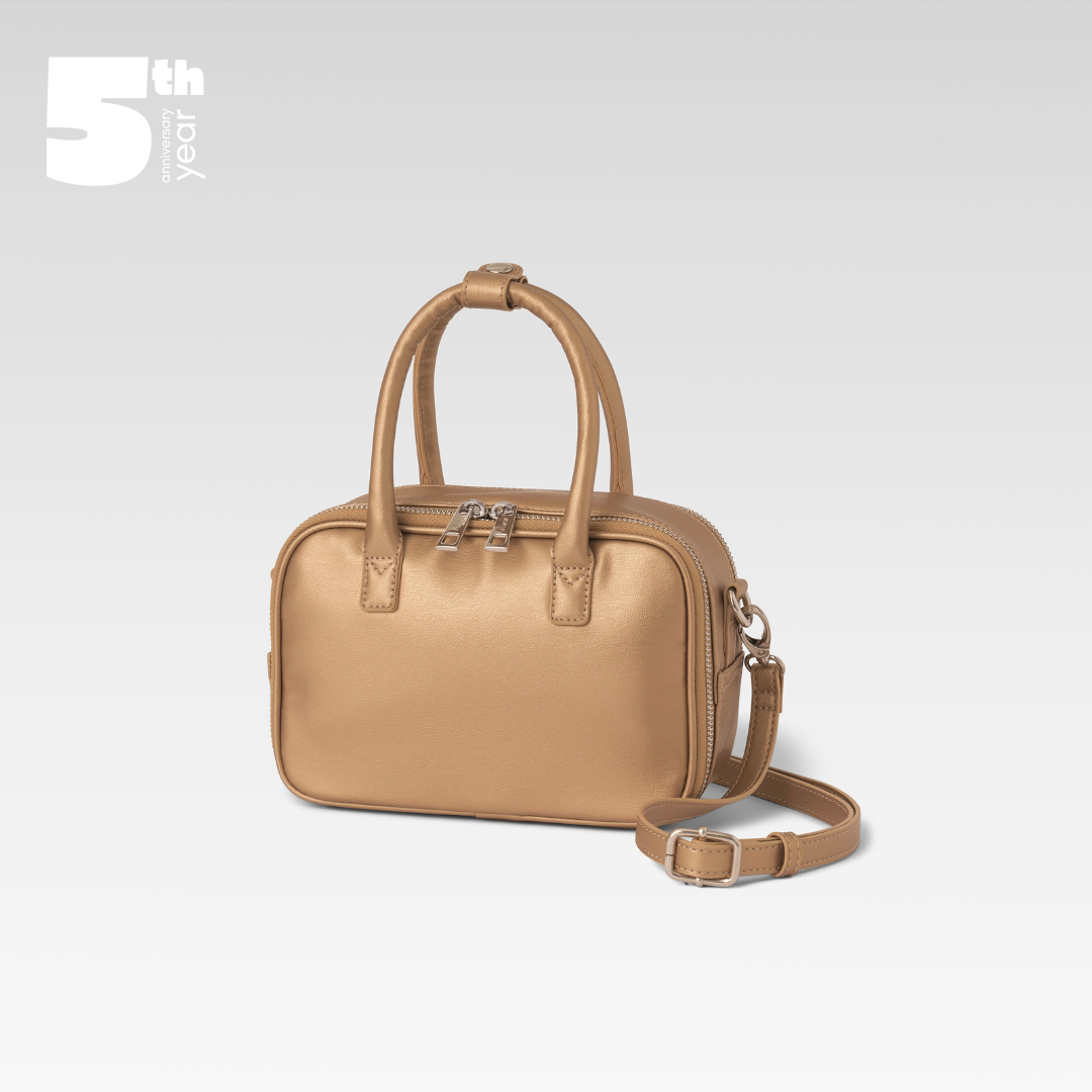 Cactus Vegan Leather Shoulder Mini Bag(2.5L)