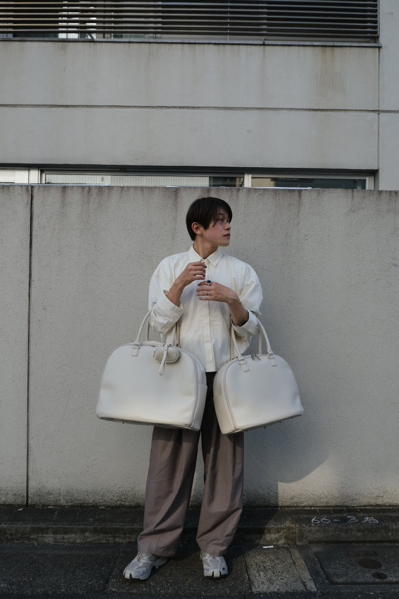 【yŪバンブーレザー】プレミアムウィークエンドボストンバッグ (30L)