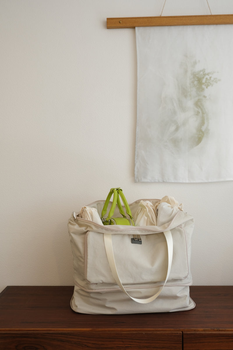 圧縮パッカブルトートバッグ(38L〜27L)