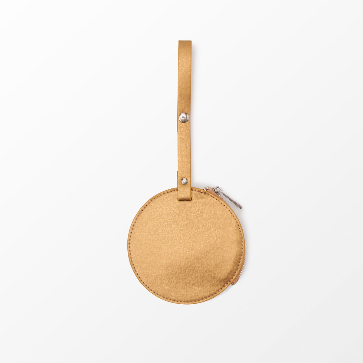 【アップルレザー】トラベルチャーム (丸)