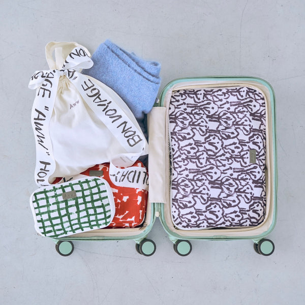 【11/15(土)19:00 IZUMIDA LEEコラボ発売】再生ポリエステル 圧縮パッキングキューブ </font><br>