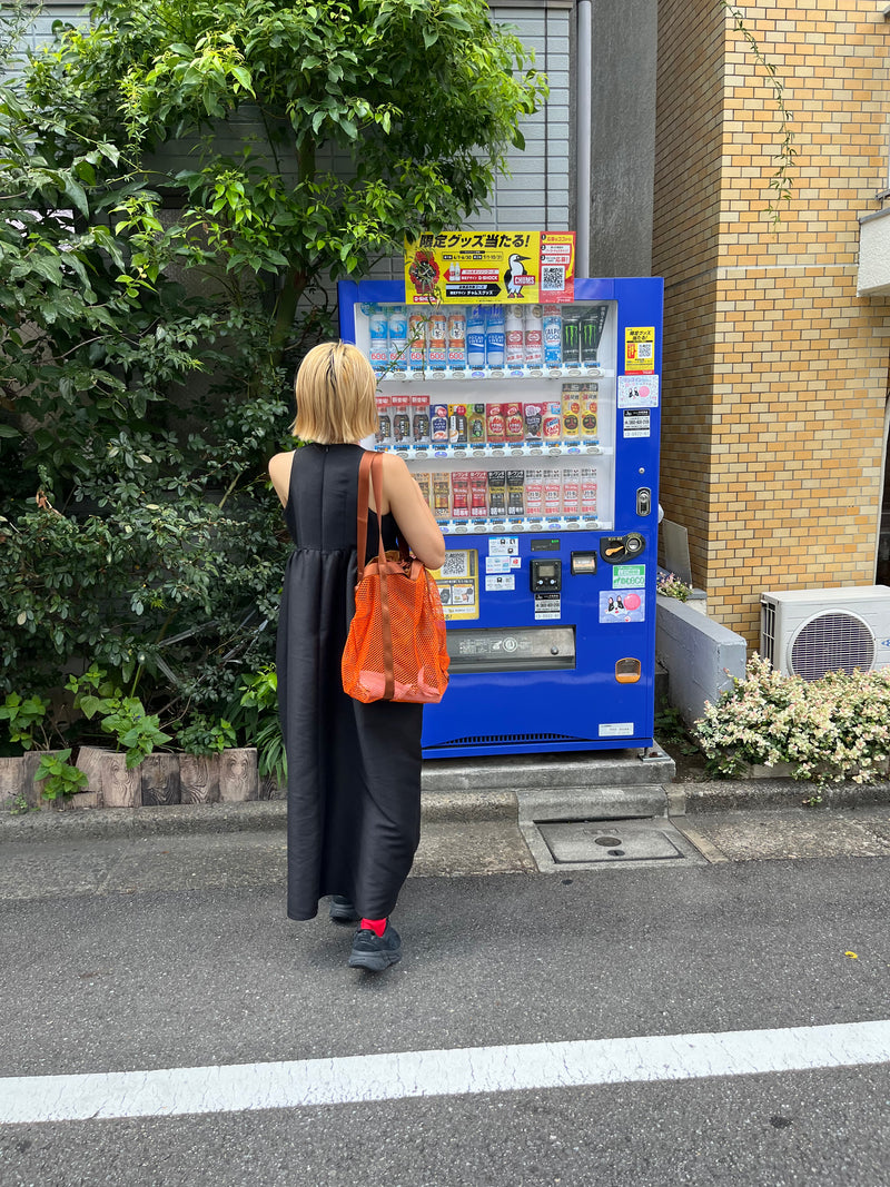 【漁網】サコッシュ付きメッシュバッグ (16.5L)