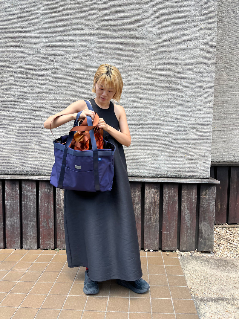 【漁網】開くトートバッグ(24L)