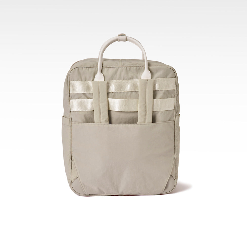 2way Recycle Polyester & Cactus Vegan Leather Daily Back Pack