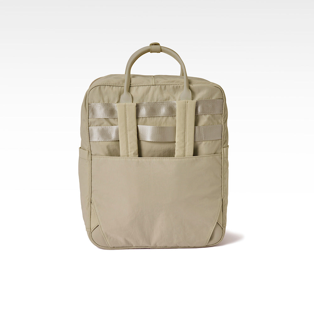 2way Recycle Polyester & Cactus Vegan Leather Daily Back Pack