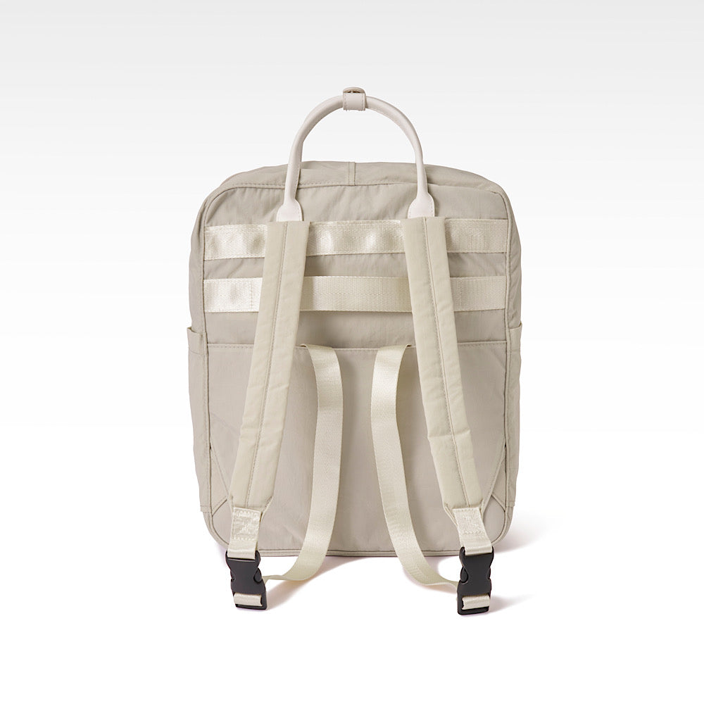 2way Recycle Polyester & Cactus Vegan Leather Daily Back Pack