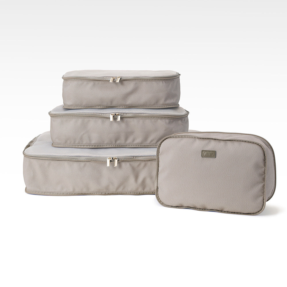 Recycle Polyester Packing Cube </font><br> BEIGE