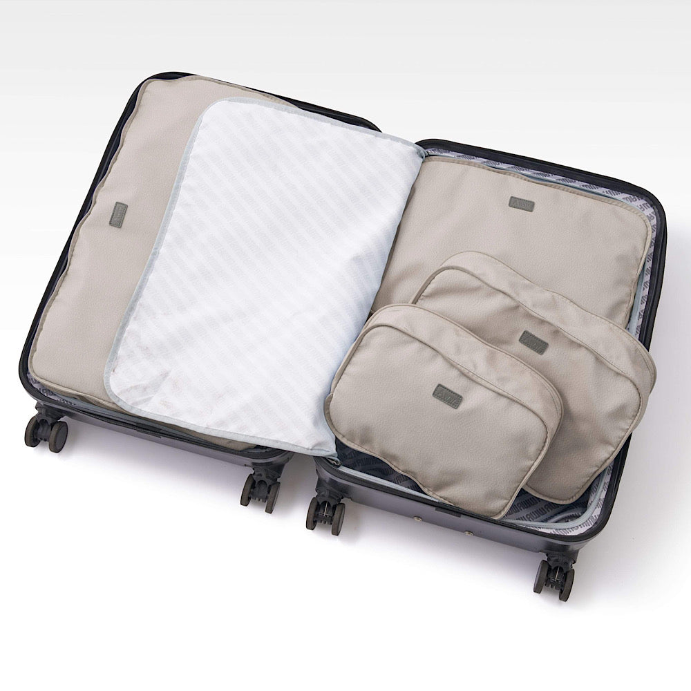 Recycle Polyester Packing Cube </font><br> BEIGE