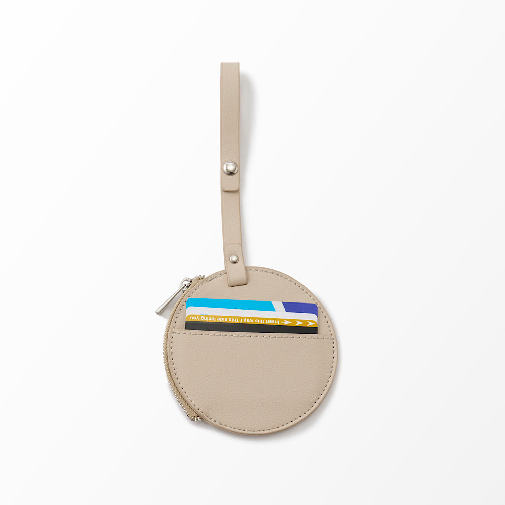 【アップルレザー】トラベルチャーム (丸)