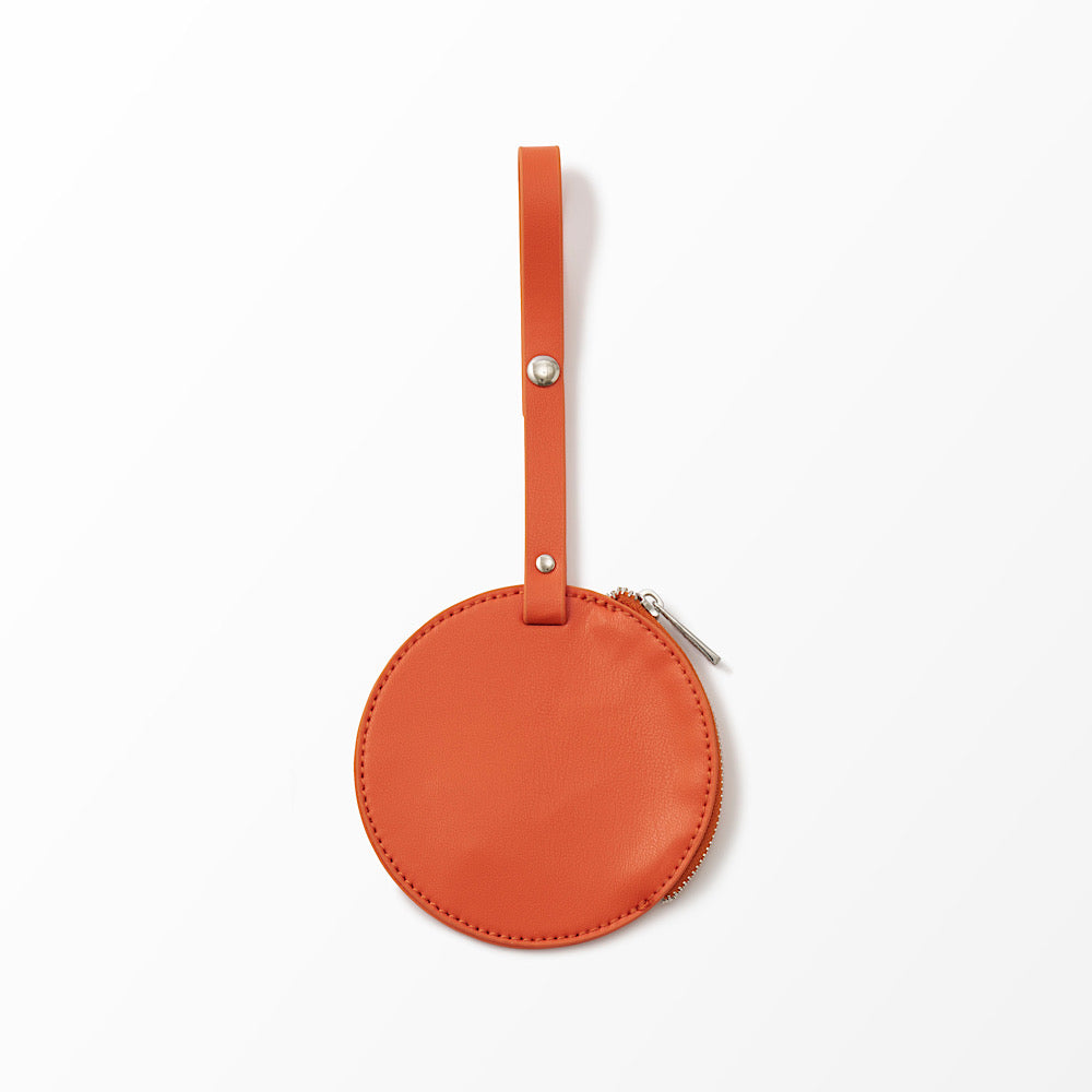 【アップルレザー】トラベルチャーム (丸)