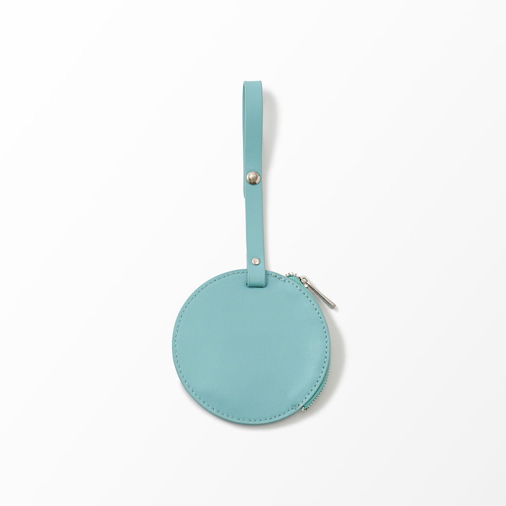 【アップルレザー】トラベルチャーム (丸)