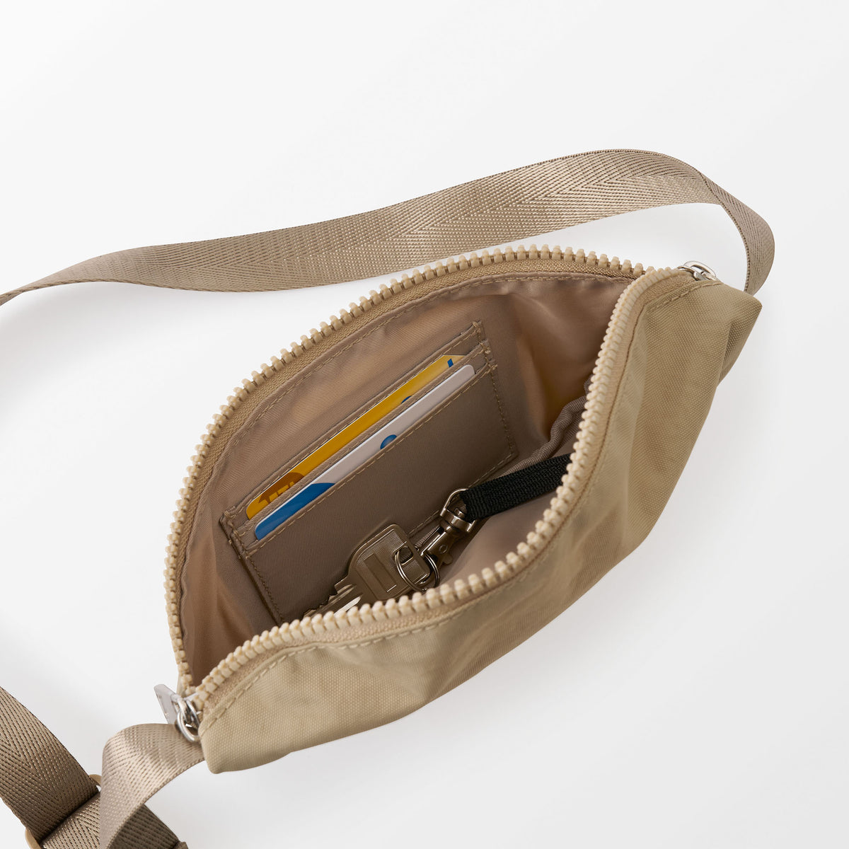 スキミング防止ウエストボディバッグ