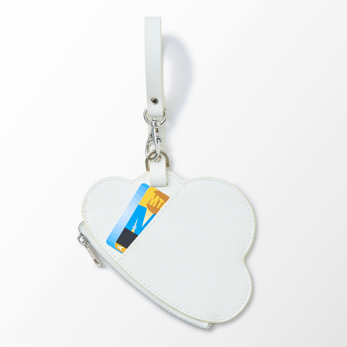 Apple Vegan Leather Coin Case </font><br>CLOUD