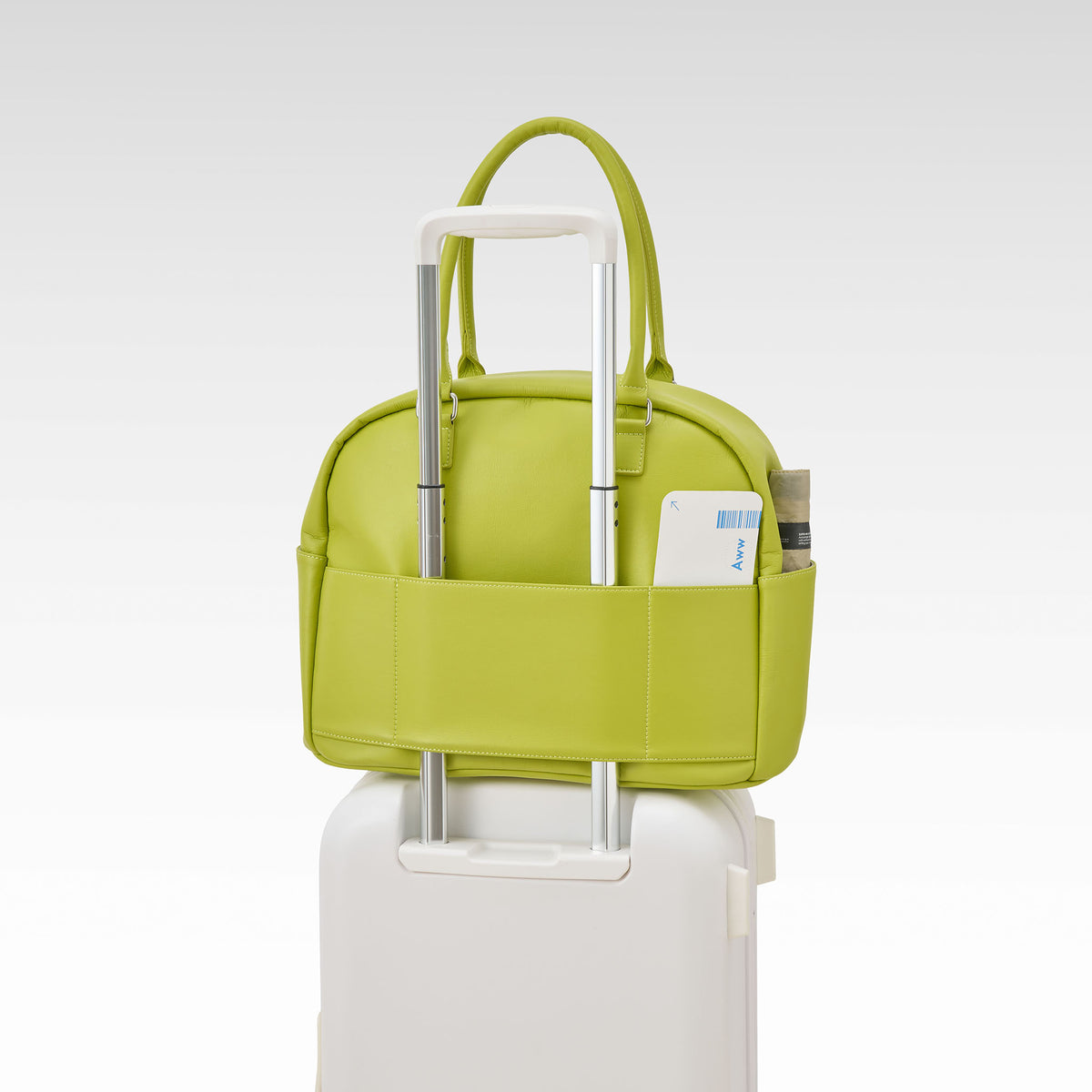 【yŪバンブーレザー】プレミアムデイリーボストンバッグ (25L)