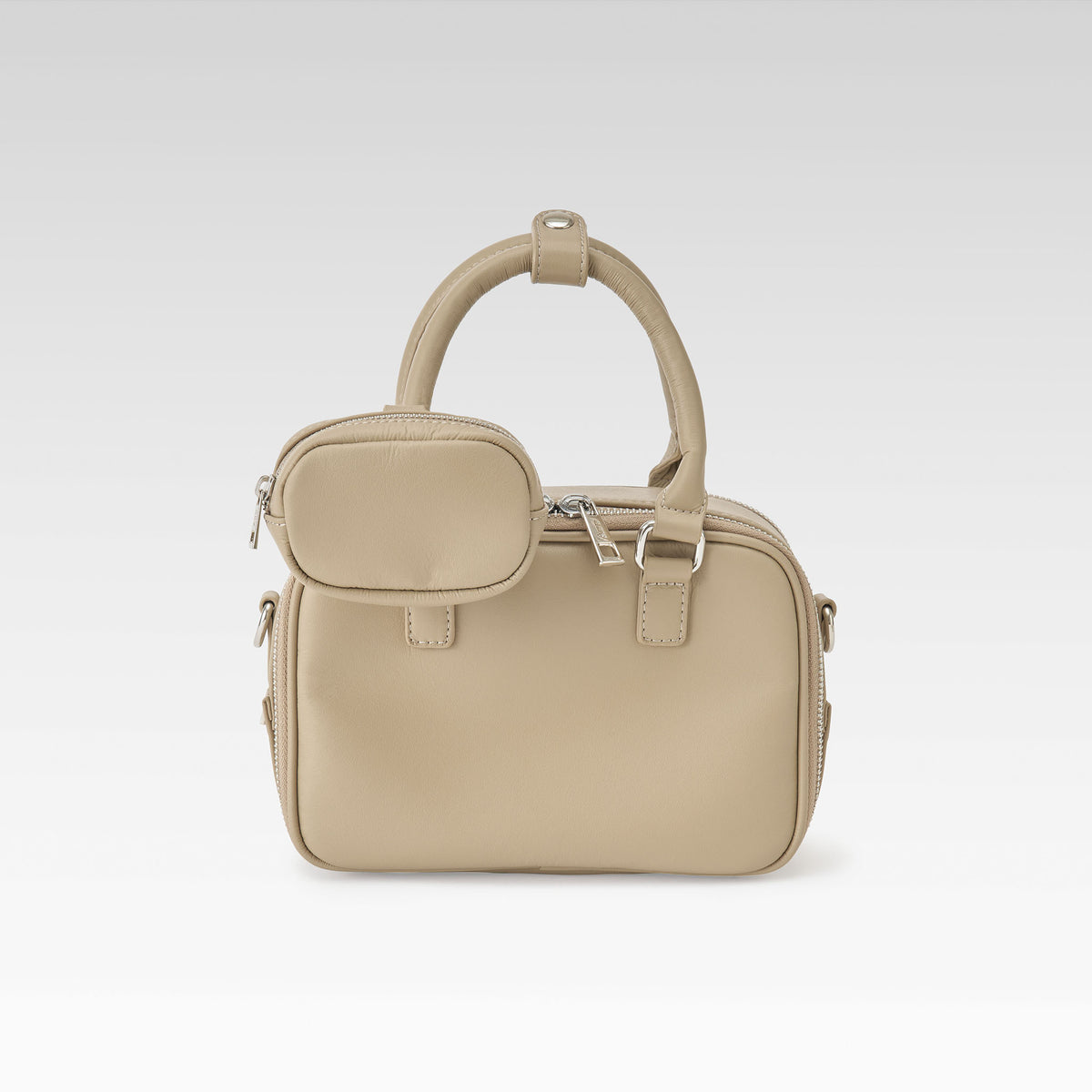 【yŪバンブーレザー】 プレミアムショルダーミニバッグ (2.7L)