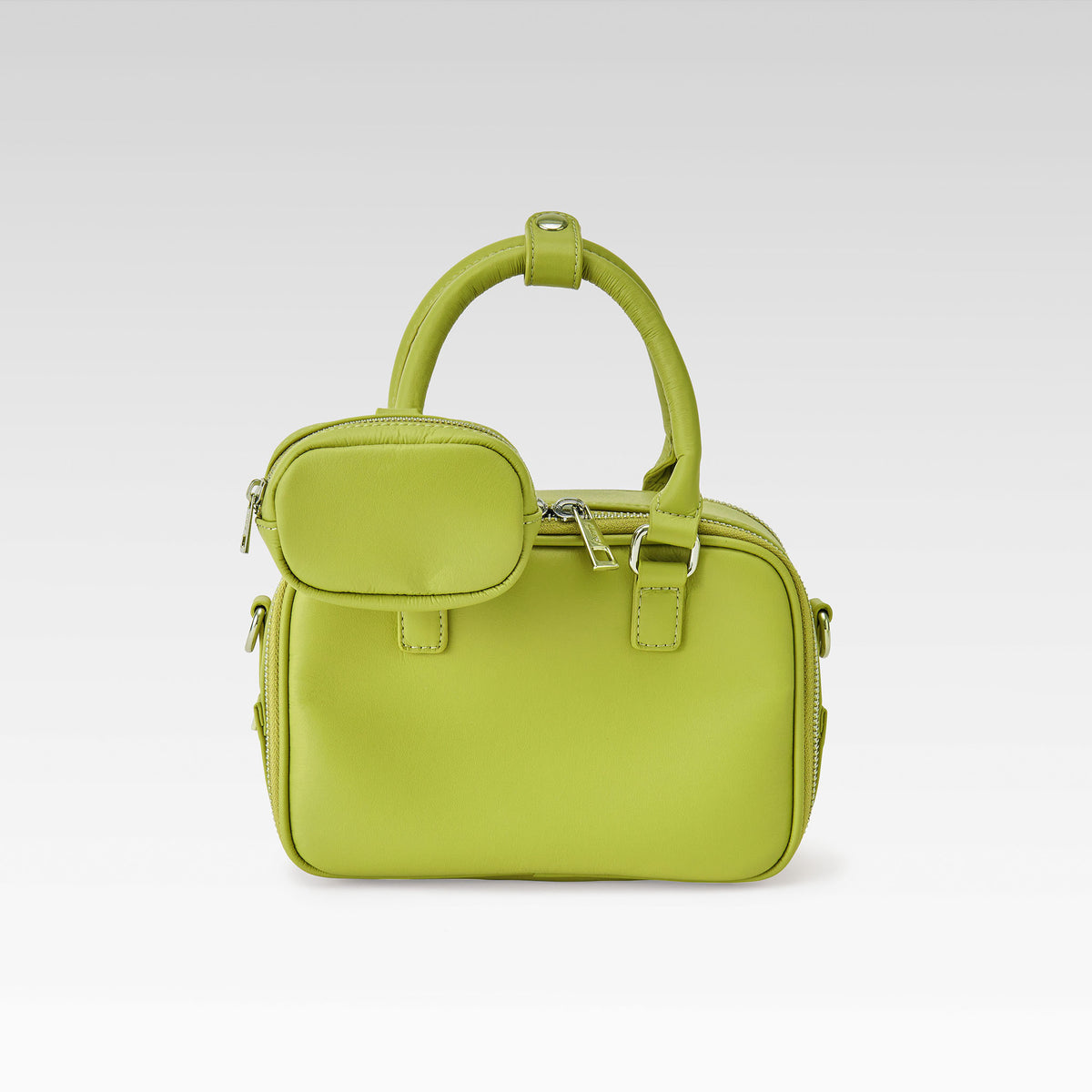 【yŪバンブーレザー】 プレミアムショルダーミニバッグ (2.7L)