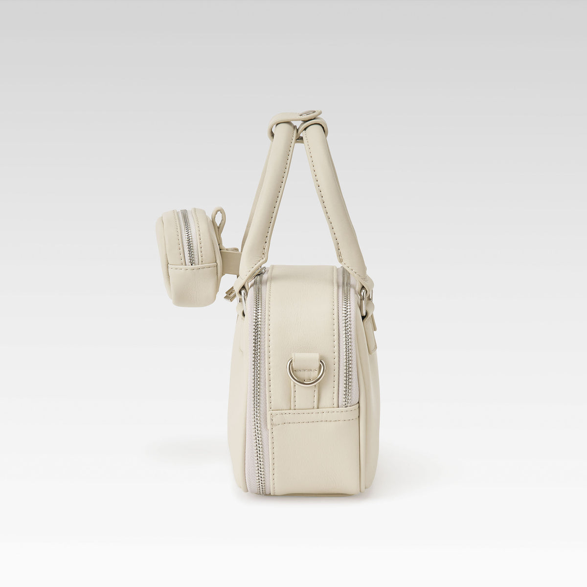 【yŪバンブーレザー】 プレミアムショルダーミニバッグ (2.7L)