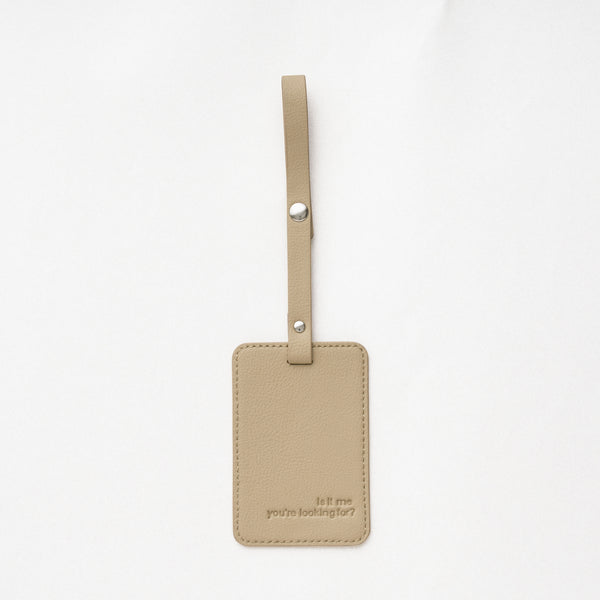 Cactus Vegan Leather Luggage Tag </font><br>